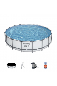 Obrázok pre Bestway Steel Pro 56462 nadzemní bazén Rámový bazén Kulatý 23062 l Modrá