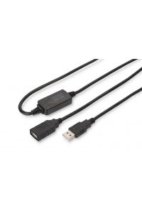 Obrázok pre Digitus DA-73101 USB kabel USB 2.0 15 m USB A Černá