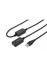 Obrázok pre Digitus DA-73102 USB kabel USB 2.0 20 m USB A Černá