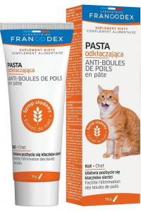Obrázok pre FRANCODEX Pasta proti vlasovým koulím pro kočky - 70g