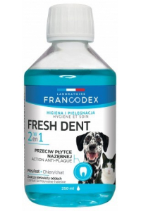 Obrázok pre FRANCODEX Fresh dent tekutina pro ústní hygienu - receptura pro psy/kočky - 250ml