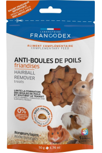 Obrázok pre FRANCODEX Anti-Hooking Treats - pochoutka pro králíky - 50g