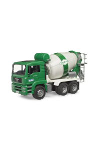 Obrázok pre MAN TGA Concrete mixer white and green BRUDER