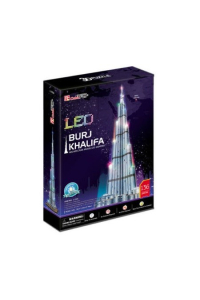 Obrázok pre CUBIC FUN LED 306-20508 3D LED PUZZLE - BURJ KHALIFA