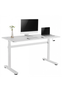 Obrázok pre Ručně výškově nastavitelný stůl Ergo Office, max. 40 kg, max. výška 117 cm, s deskou pro sezení a stání, ER-401 W