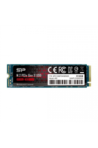 Obrázok pre Silicon Power P34A80 M.2 512 GB PCI Express 3.0 SLC NVMe