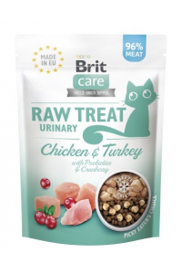 Obrázok pre BRIT Care Raw Treat Urinary chicken with turkey - pamlsek pro kočky - 40g