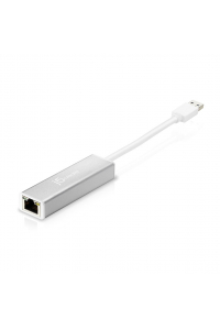 Obrázok pre j5create USB 3.0 Gigabit Ethernet Adapter; stříbrný JUE130-N