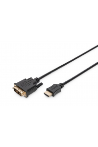 Obrázok pre DIGITUS HDMI-Kabel A->DVI(18+1)   St/St  3.0m schwarz FullHD