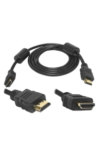 Obrázok pre Manhattan 372503 adaptér k video kabelům 1,8 m HDMI Typ A (standardní) DVI-D Černá