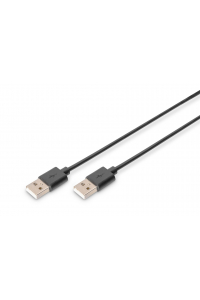 Obrázok pre Digitus AK-300100-018-S USB kabel 1,8 m USB 2.0 USB A Černá