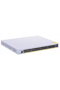 Obrázok pre Cisco CBS350-48P-4X-EU síťový přepínač Řízený L2/L3 Gigabit Ethernet (10/100/1000) Stříbrná