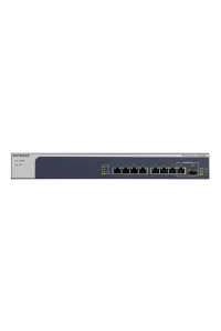 Obrázok pre NETGEAR XS508M Nespravované 10G Ethernet (100/1000/10000) Šedá, Stříbrná