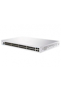 Obrázok pre Cisco CBS250-48T-4G-EU síťový přepínač Řízený L2/L3 Gigabit Ethernet (10/100/1000) Stříbrná