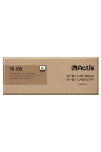 Obrázok pre Actis Tonerová kazeta TH-53X (náhrada za HP 53X Q7553X, Canon CRG-715H; standardní; 7000 stran; černá)