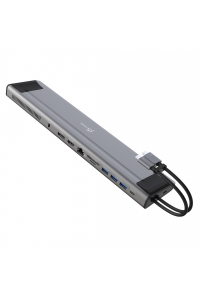 Obrázok pre j5create JCD552 Kabel USB 3.2 Gen 1 (3.1 Gen 1) Type-C Černá, Stříbrná