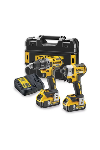 Obrázok pre DeWALT DCK268P2T-QW AKU/rázový šroubovák Černá, Žlutá