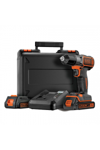 Obrázok pre Black & Decker ASD18KB-QW vrtačka Černá, Oranžová