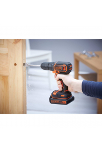 Obrázok pre Black & Decker BDCD18-QW vrtačka 650 ot/min Černá, Oranžová