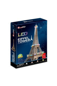 Obrázok pre CUBIC FUN LED 306-20507 3D LED PUZZLE - VĚŽ EIFFEL