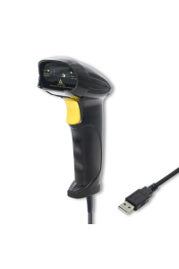 Obrázok pre Qoltec 50876 Laserový skener 1D | USB | Černá
