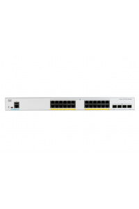 Obrázok pre Cisco Catalyst C1000-24P-4G-L síťový přepínač Řízený L2 Gigabit Ethernet (10/100/1000) Podpora napájení po Ethernetu (PoE) Šedá