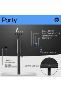 Obrázok pre HP Prohnutý monitor E45c G5 DQHD