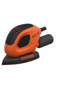 Obrázok pre Black & Decker BEW230K Vibrační bruska 11000 ot/min Černá, Oranžová 55 W