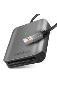 Obrázok pre Axagon CRE-S3 External card reader USB-A 3.2 Gen 1 3-slot & lun SD/microSD/CF čtečka karet USB 3.2 Gen 1 (3.1 Gen 1) Type-A Šedá