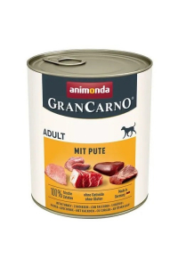 Obrázok pre ANIMONDA GranCarno Adult with turkey - mokré krmivo pro psy - 800g