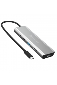 Obrázok pre j5create JCD401 Kabel USB 3.2 Gen 2 (3.1 Gen 2) Type-C Stříbrná