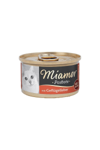 Obrázok pre MIAMOR Meat pâté with poultry and liver - pamlsek pro kočky - 85g