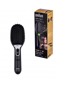 Obrázok pre Braun Satin Hair 7 Dospělý Plochý kartáč na vlasy Černá 1 kusů