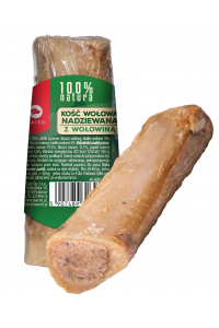 Obrázok pre MACED Bone stuffed with beef - žvýkačka pro psa - 150g