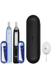 Obrázok pre Sada elektrických zubních kartáčků Braun Oral-B iO 3 DUO BLACK & BLUE