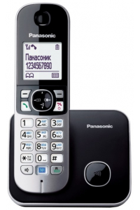 Obrázok pre Panasonic KX-TG6811 DECT telefon Identifikace volajícího Černá