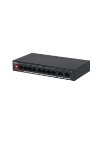 Obrázok pre Dahua Technology PoE PFS3010-8ET-96-V2 síťový přepínač Nespravované Gigabit Ethernet (10/100/1000) Podpora napájení po Ethernetu (PoE) Černá