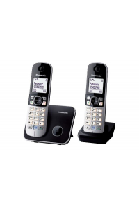 Obrázok pre Panasonic KX-TG6812 DECT telefon Identifikace volajícího Černá, Stříbrná