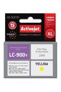 Obrázok pre Activejet AB-900YN inkt (Brother LC900Y vervanging; Supreme; 17,5 ml; geel)