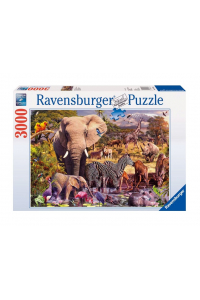 Obrázok pre Ravensburger African Animals 3000 kusů Zvířata