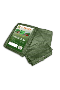 Obrázok pre REINFORCED GREEN TARPAULIN 90g 8 x 10m BRADAS