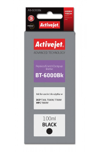 Obrázok pre Activejet AB-6000Bk Ink (náhradní inkoust Brother BT-6000BK; Supreme; 100 ml; černý)