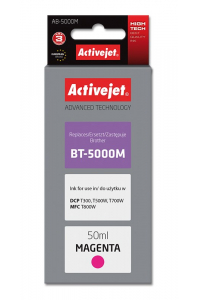 Obrázok pre Activejet Inkoust AB-5000M (náhradní inkoust Brother BT-5000M; Supreme; 50 ml; červený)