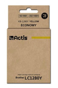Obrázok pre Actis KB-1280Y inkoust (náhrada za Brother LC1280Y; standardní; 19 ml; žlutý)