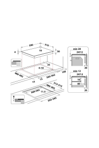 Obrázok pre Indukční varná deska HOTPOINT HS 5160C NE