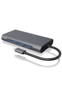 ICY BOX IB-DK4040-CPD Kabel USB 3.2 Gen 1 (3.1 Gen 1) Type-C Antracit, Černá Obrázok pre ICY BOX IB-DK4040-CPD Kabel USB 3.2 Gen 1 (3.1 Gen 1) Type-C Antracit, Černá