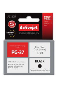Obrázok pre Activejet Inkoust AC-37R (náhrada za Canon PG-37; Premium; 12 ml; černý)