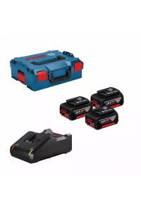 BOSCH. BATTERY 18V 5,0Ah x3 +CHARGER GAL 18V-40 +LB Obrázok pre BOSCH. BATTERY 18V 5,0Ah x3 +CHARGER GAL 18V-40 +LB