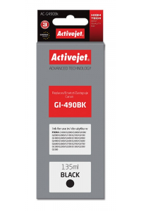 Obrázok pre Activejet AC-G490Bk (náhradní díl pro Canon GI-490BK; Supreme; 135 ml; černý)