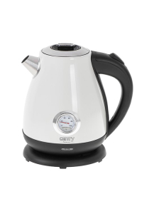 Obrázok pre Camry | Kettle with a thermometer | CR 1344 | Electric | 2200 W | 1.7 L | Stainless steel | 360° rotational base | White